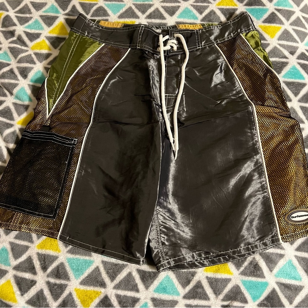 Mens vintage swim trunks